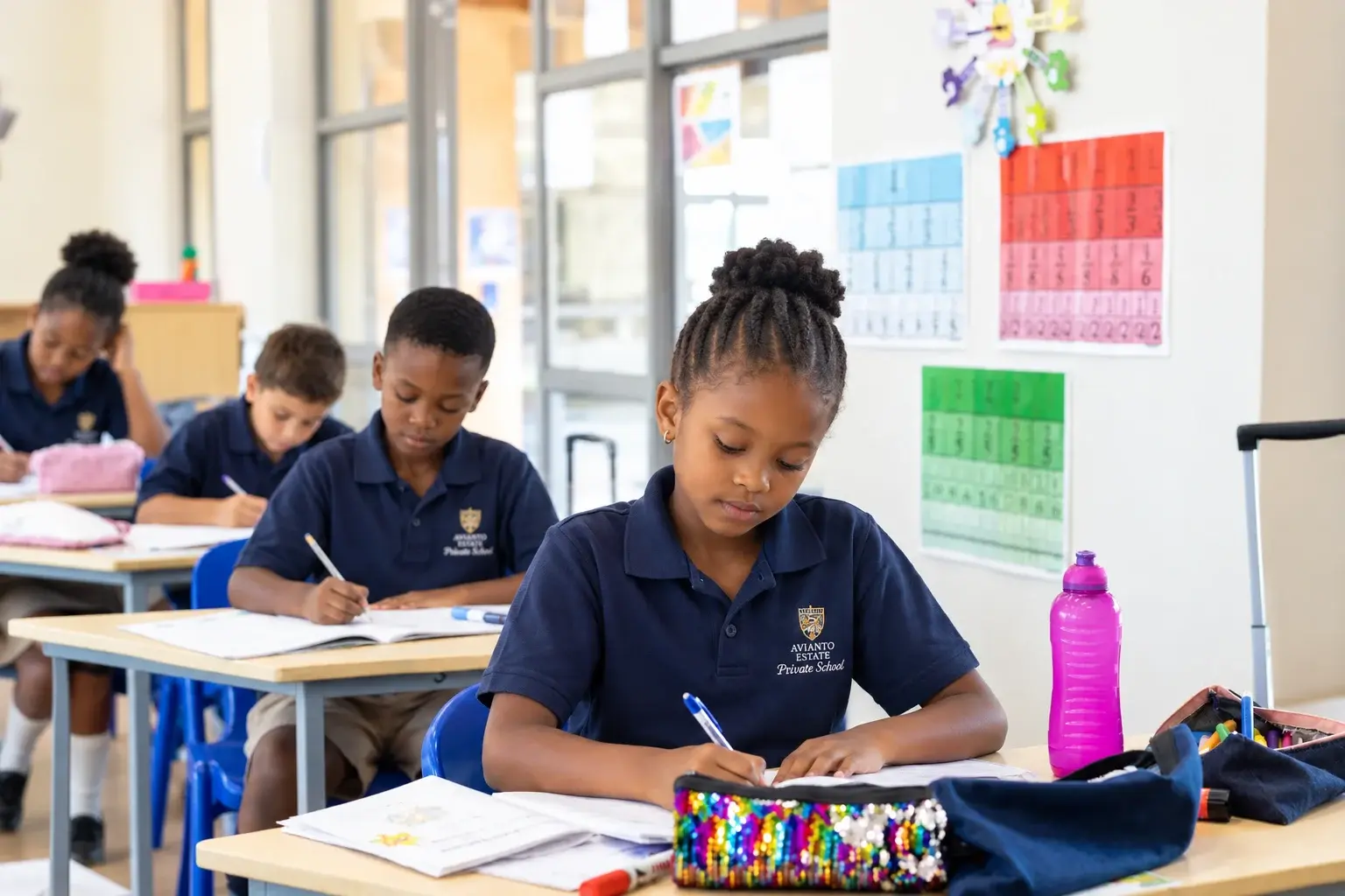 Avianto learners in the classroom